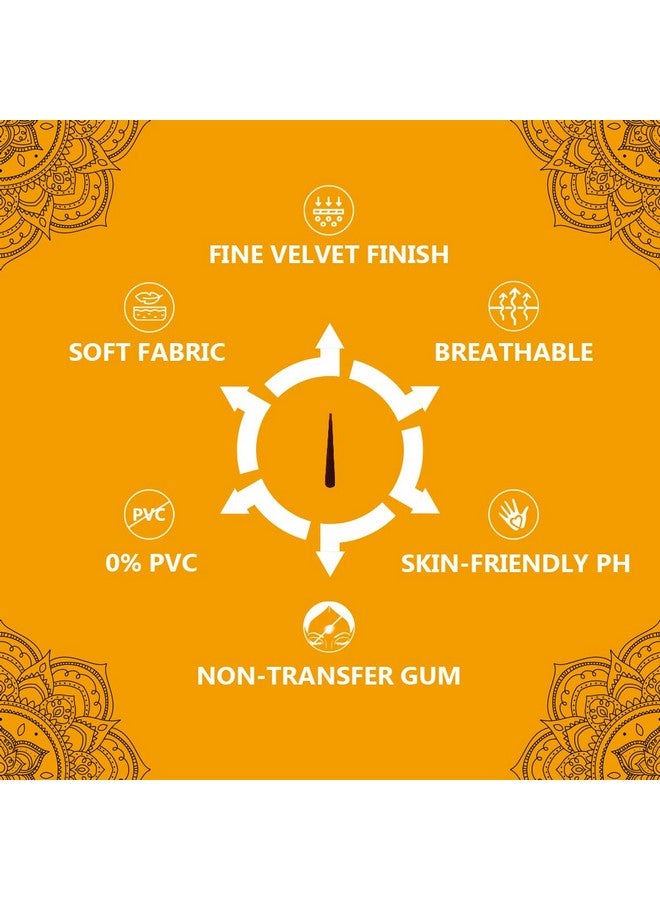 Eyetex Pallavi Spot Gopi (G9-20 Mm, Dark Maroon) 20 Flaps, Breathable Fabric, No Gum Marks, Does Not Irritate Skin - Image 3