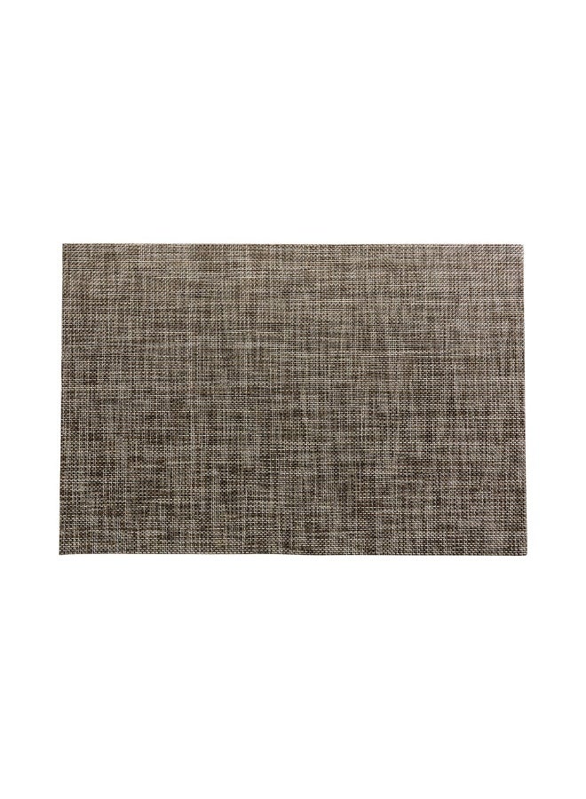 Restaurantware مفرش طاولة كارمل مش 16 × 12 بوصة، مجموعة من 6 مفرش منسوج قابل للغسل - مقاوم للحرارة، لا يتلطخ، مفرش مطبخ من الفينيل الذهبي المدخن، مع خيوط بيضاء، سهل التنظيف - Image 1