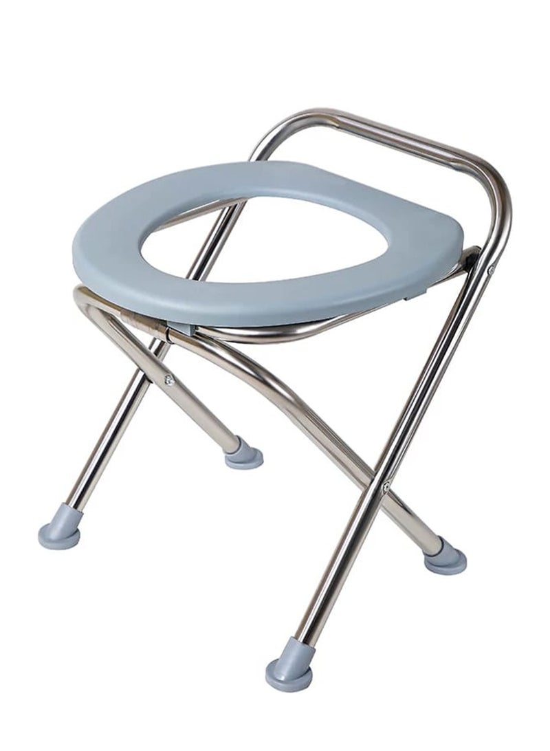 Generic A fixed, foldable, coated steel bath chair for the elderly, patients, and people with disabilities  - Image 1