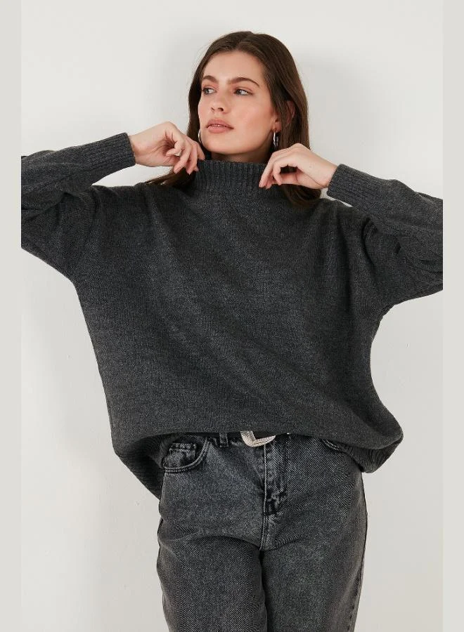 Lela Lela Oversize Fit Turtleneck Soft Texture 2-Pack Knitwear Sweater Women's SWEATER 680KZ00469S2