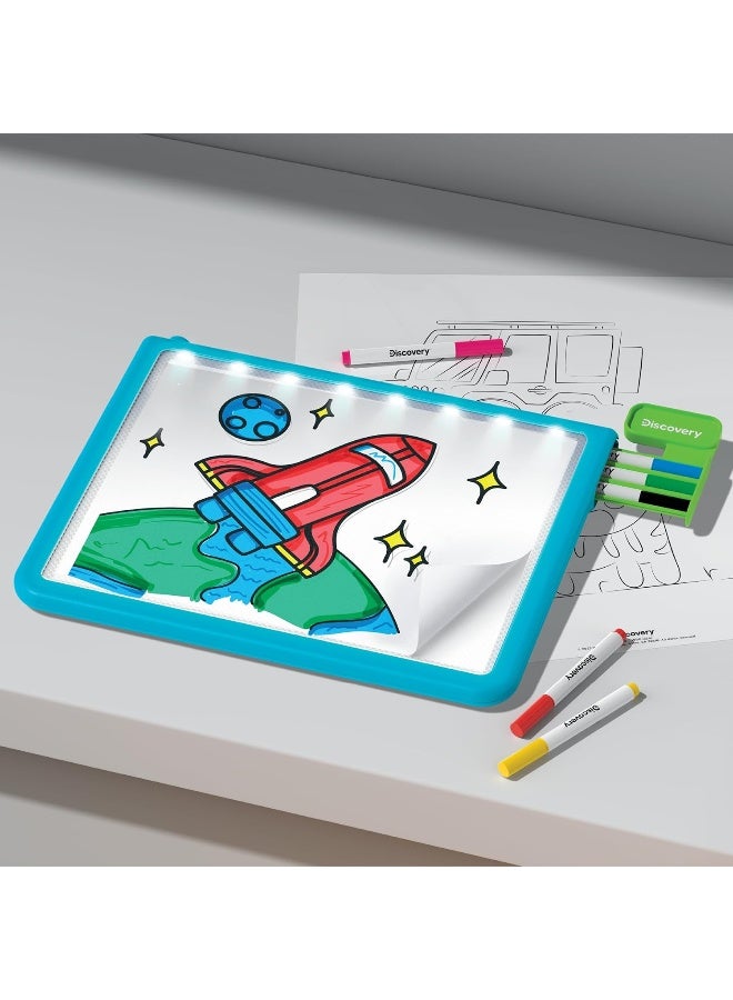 Discovery Glow Tracing Illuminated Art Tablet (16 Pieces) - Image 2