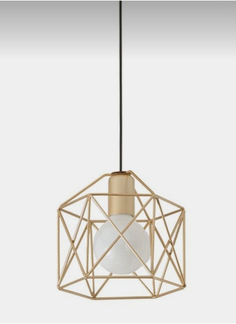 Generic metal gold ceiling lighting unit 