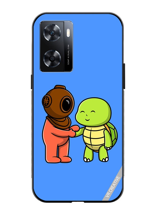 VR CREATIVE Protective Case Cover For OnePlus Nord N20 SE Cute Diver Design Multicolour - Image 1