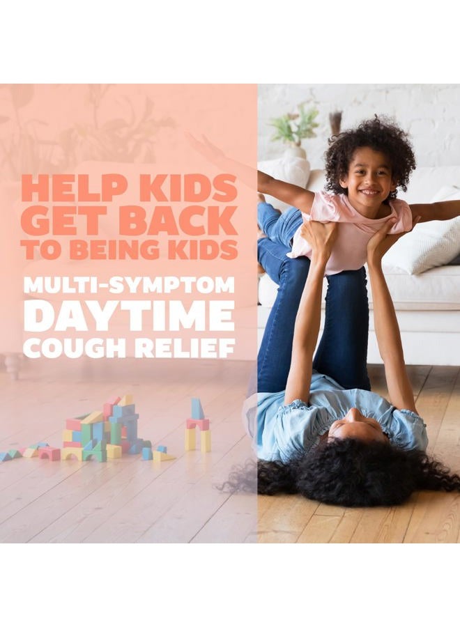 Genexa Kids' Clean Cough & Chest Congestion Medicine, Dye Free, 0% Artificial Additives, Multi-Symptom Cough Syrup for Kids 4-11, Cough Suppressant & Expectorant, Organic Blueberry Flavor, 4 fl oz - Image 4