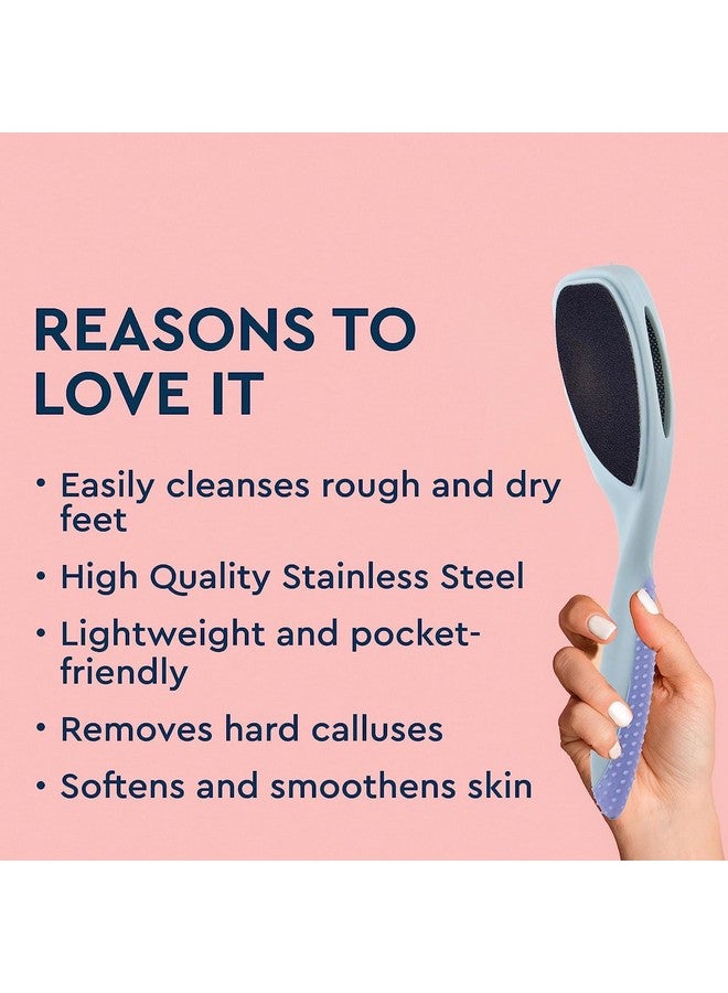 GUBB 2 In 1 Callus Remover & Foot Filer For Dead Skin Removal - Elegant Design Which Is Gentle On Skin |Easy To Carry Handle |Smoothens Cracked Heels |Makes Skin Soft |Can Be Used From Both Sides - Image 3