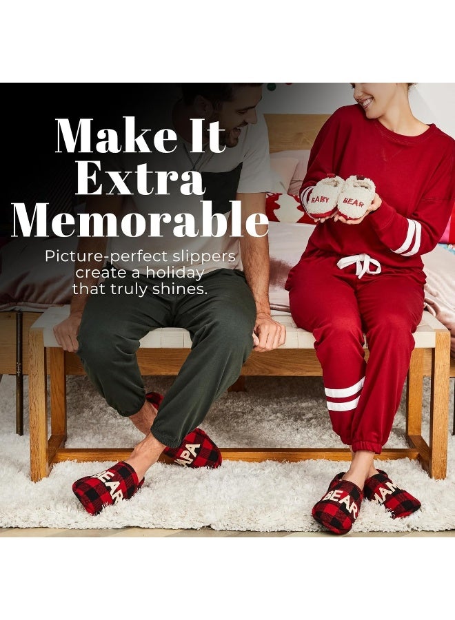 Dearfoams Dearfoams Unisex-Child Matching Family Toddler Lil Baby Bear Slipper - Image 2