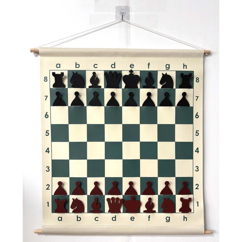 Bluejw Chess Demo Board Set - 28\ Slotted Style Demonstration Chessboard - Teaching Board Games DD01a
" - Image 3