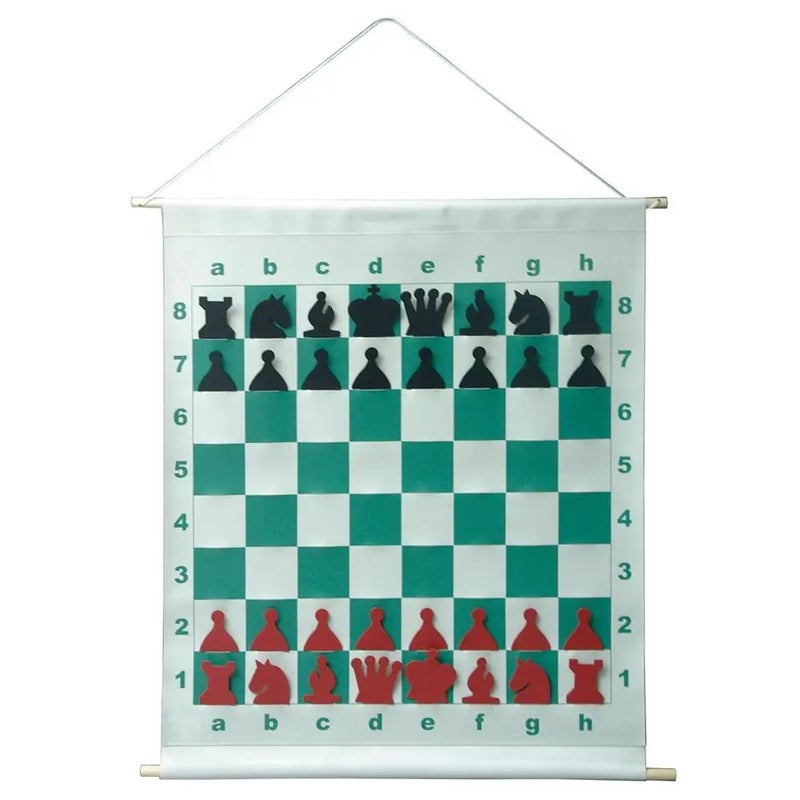 Bluejw Chess Demo Board Set - 28\ Slotted Style Demonstration Chessboard - Teaching Board Games DD01a
" - Image 2