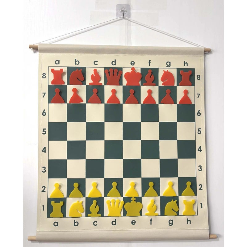 Bluejw Chess Demo Board Set - 28\ Slotted Style Demonstration Chessboard - Teaching Board Games DD01a
" - Image 1