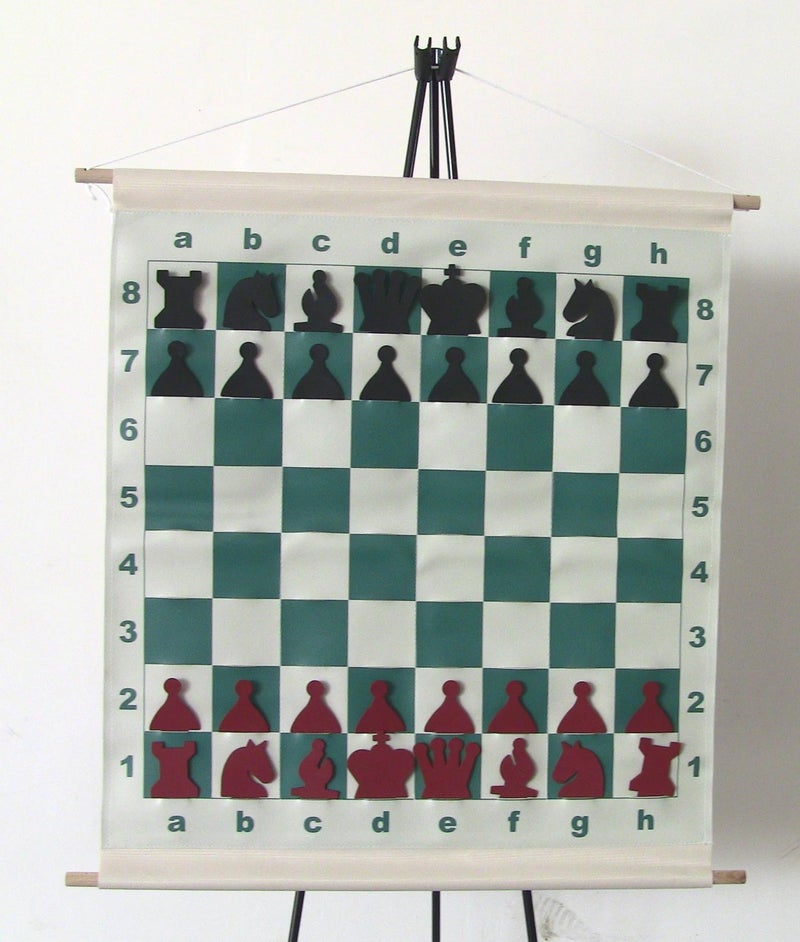 Bluejw Chess Demo Board Set - 28\ Slotted Style Demonstration Chessboard - Teaching Board Games DD01a
" - Image 4