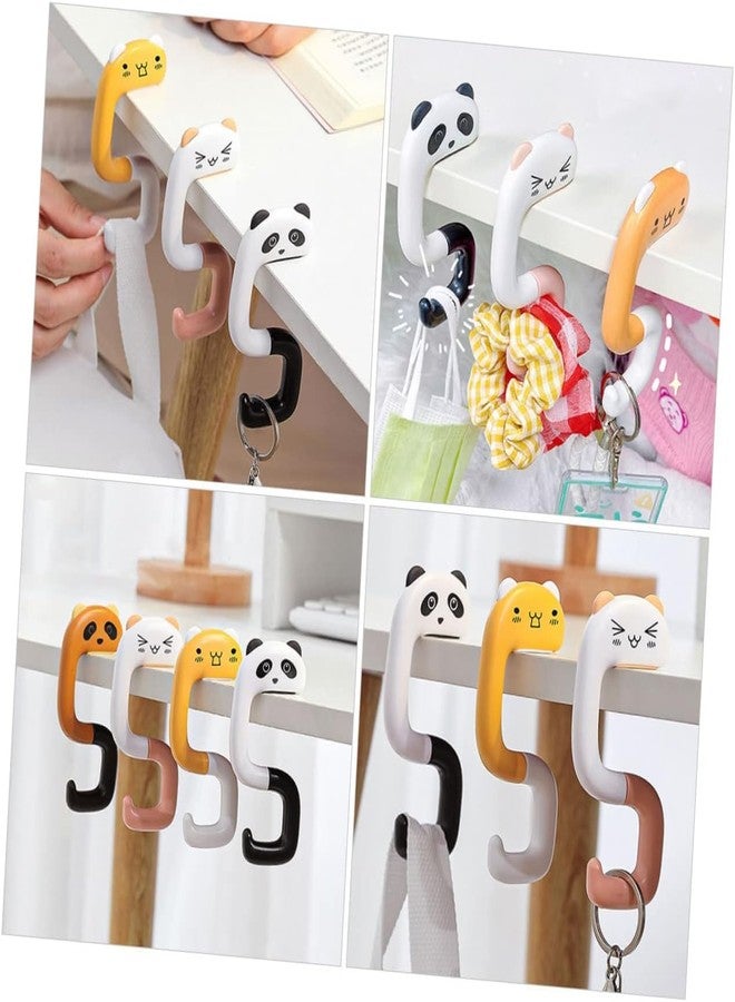 WinldMonmo Panda Handbag Hook Hanger, 2.95x1.96 inches, Portable Folding Table Hook for Desk, Under Table Bar, Purse Holder Handbag Accessory - Image 5