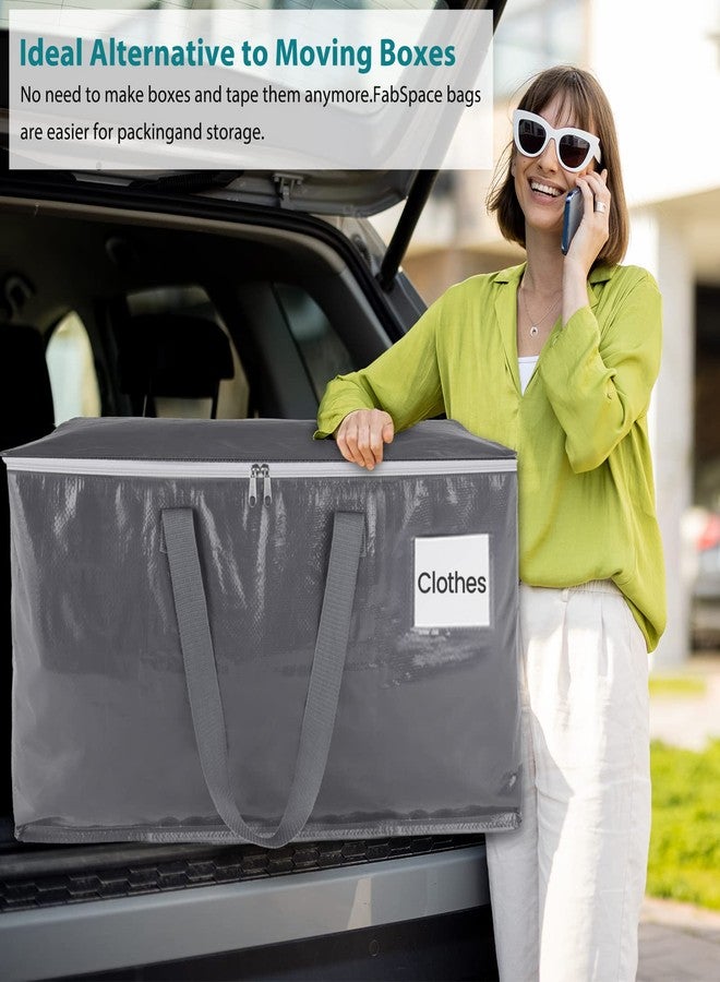 Fabspace Moving Bags Heavy Duty with Strong Zippers and Handles Collapsible Moving Supplies, Storage Totes for Packing & Moving Storing 125L 8Pack - Image 5