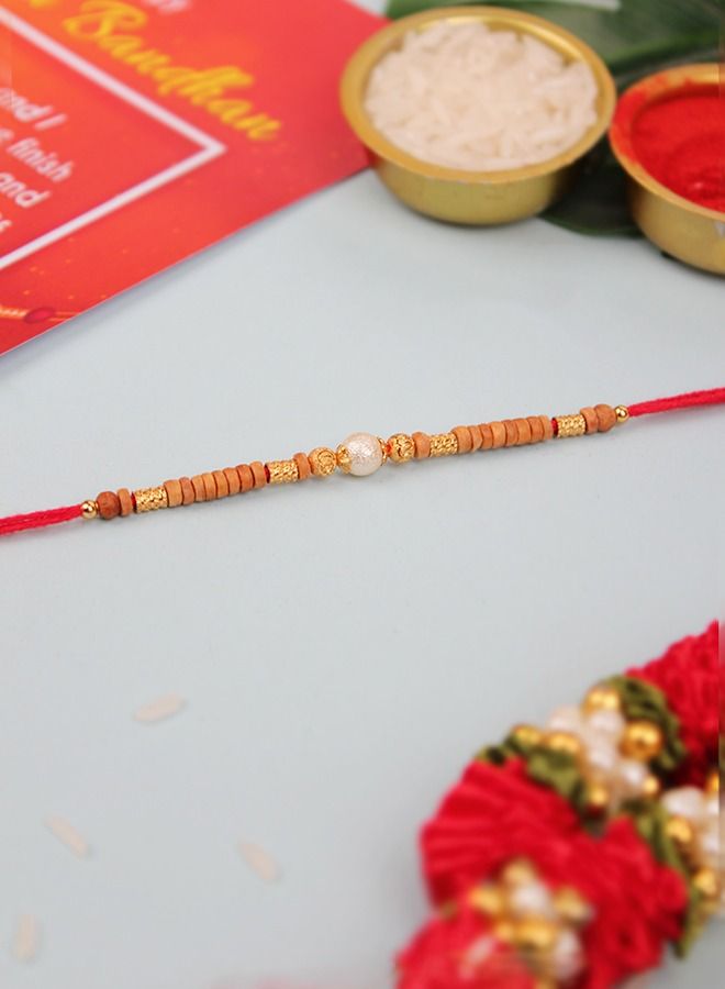Madhoor Designer Handcrafted Rakhi Multicolour  - Image 1
