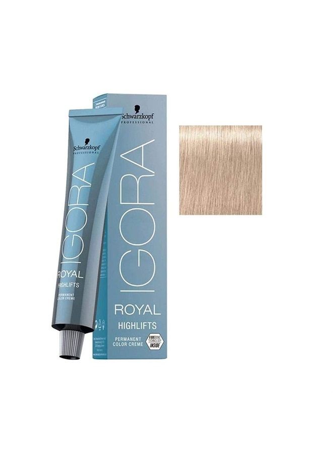 Schwarzkopf Igora Royal Permanent Hair Color Highlifts 12-19 Special Blonde Cendre Violet - Image 1