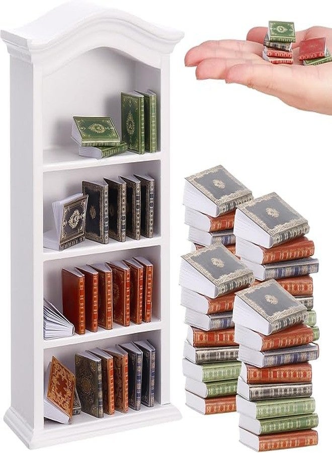 TROFFLLY كتب مصغرة لبيت الدمى من تروفلي، كتب صغيرة، إكسسوارات بيت الدمى، كتب مصغرة بمقياس 1:12، إكسسوارات تزيين بيت الدمى لغرفة الدراسة، غرفة النوم، المكتبة، للعب، للأطفال الرضع (27) - Image 3