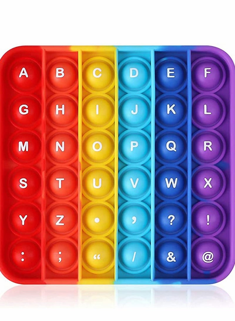 Alphabet Pop - it Fidget Toy, Educational Sensory Toy for Kids - Image 1