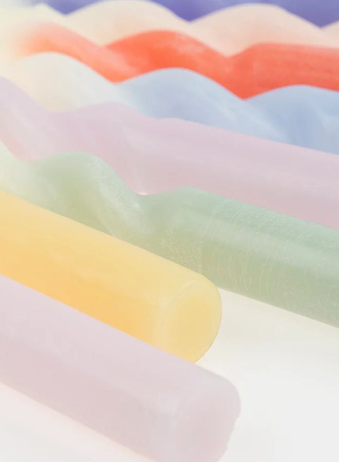Meri Meri Rainbow Twisted Dipped Candles - Image 3