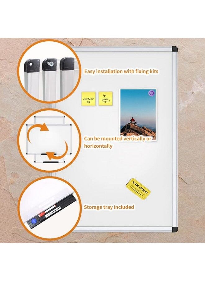 Magnetic Whiteboard Dry Erase Board 18 X 12 Inches Includes 1 Eraser & 2 Markers & 4 Magnets - pzsku/Z006ECCF7026BAE916413Z/45/_/1693829589/a55b8ea6-73e4-47a9-8bb2-73352021e162