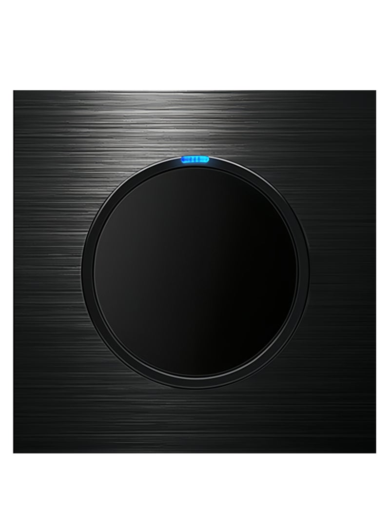 MEI JIA 16amp LED indicator light switch for wall,1 gang,2 gang, 3 gang, 4 gang, 2 way resit switch, Silver Brushed, Black Brushed aluminum alloy panel Modern Power switch - Image 2