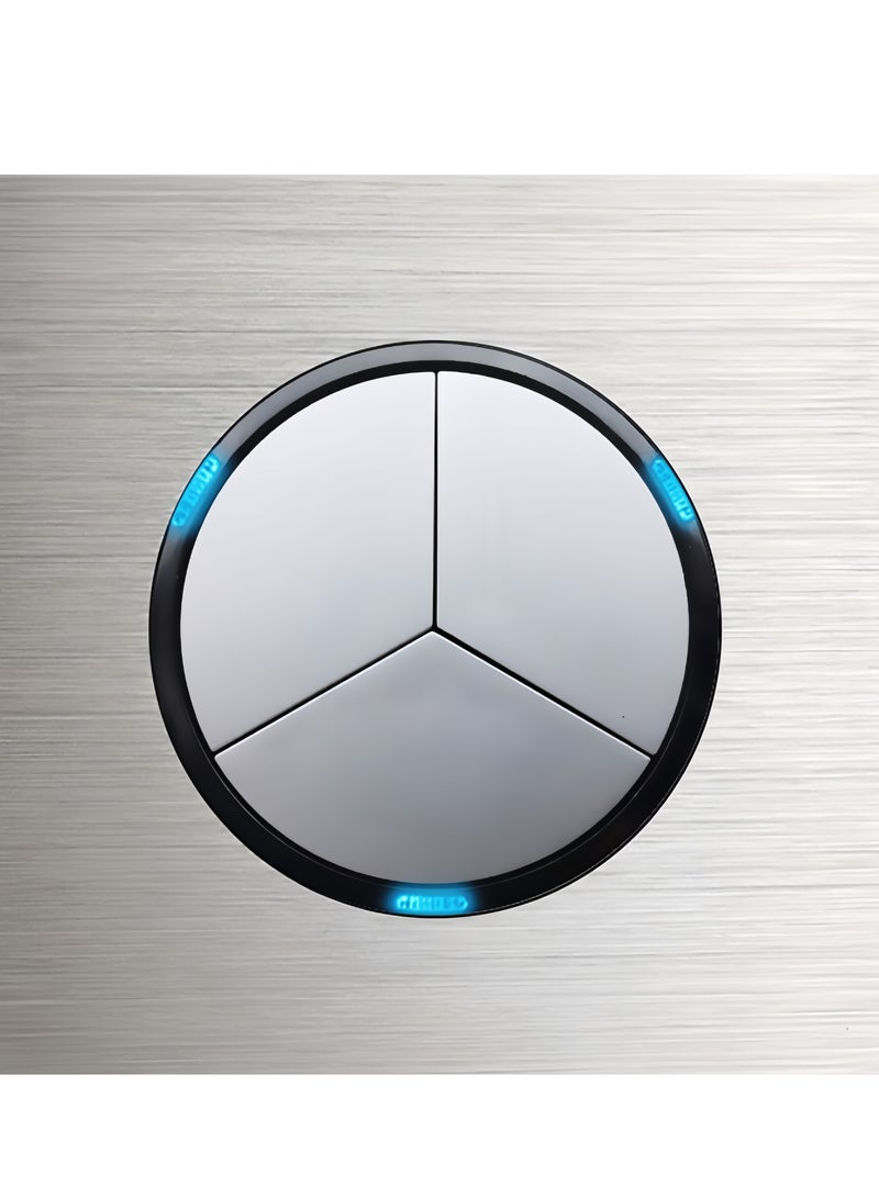 MEI JIA 16amp LED indicator light switch for wall,1 gang,2 gang, 3 gang, 4 gang, 2 way resit switch, Silver Brushed, Black Brushed aluminum alloy panel Modern Power switch - Image 5