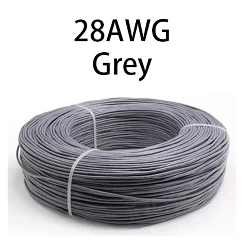 UL2547 Shielded Wire 30 28 26 24 22 20 18 16AWG Signal Cable PVC Copper Control Headphone Audio Wires Joyful(28AWG Grey,10 Meters-4 cores) - Image 2