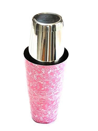 NJ Boston Shaker Set, Cocktail Shaker, Decal Printed Designer Bar Shaker, Boston Shaker Glass, Capacity: 540 ml and 840 ml - Image 2