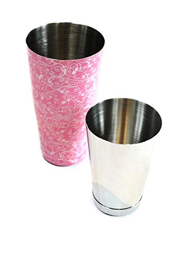 NJ Boston Shaker Set, Cocktail Shaker, Decal Printed Designer Bar Shaker, Boston Shaker Glass, Capacity: 540 ml and 840 ml - Image 5