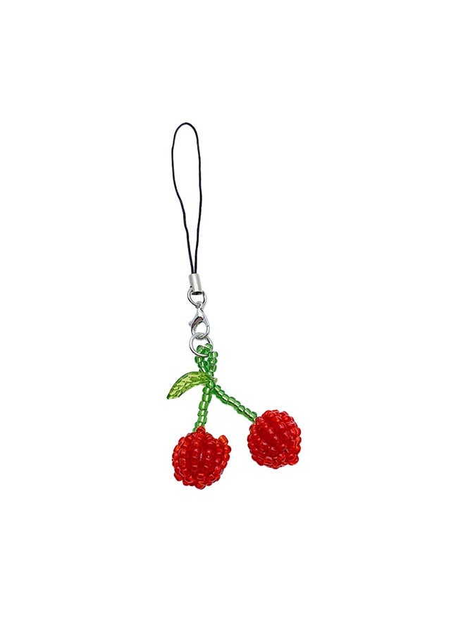 Cute Beaded Phone Charms Phone Charm Cute Cell Strap Charms Bead for String Accessories Beaded Wrist Lanyard Mobile Wristlet Chain Aesthetic Kawaii Bag Keychain Camera Pendants Decor  - Image 1