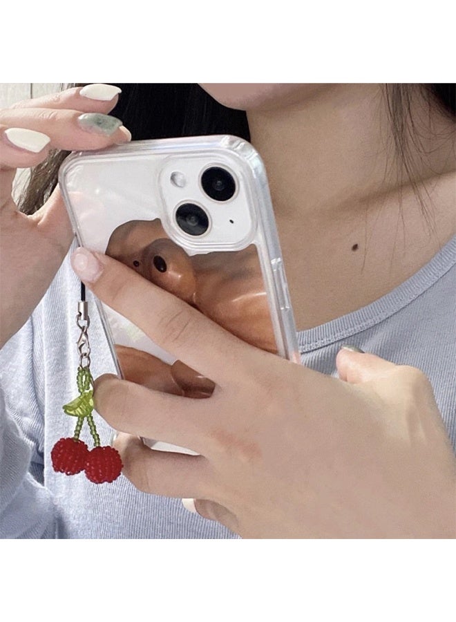 Cute Beaded Phone Charms Phone Charm Cute Cell Strap Charms Bead for String Accessories Beaded Wrist Lanyard Mobile Wristlet Chain Aesthetic Kawaii Bag Keychain Camera Pendants Decor  - Image 5
