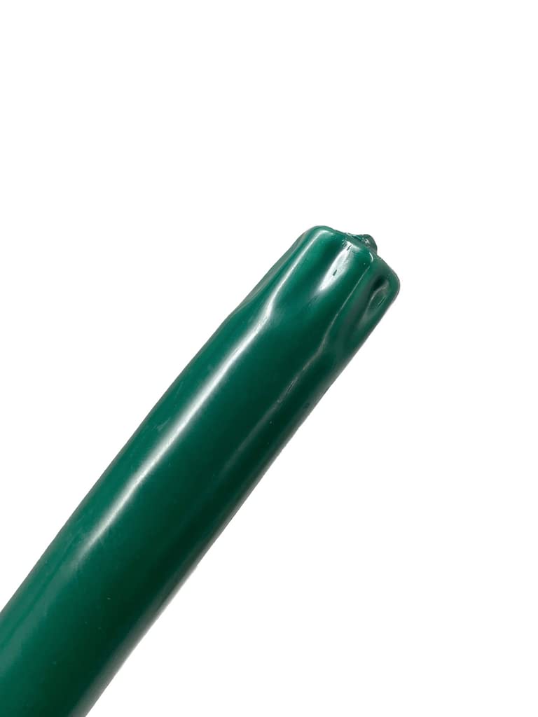 D'light Online Elegant 12" Unscented Hunter Green Taper Candles Premium Quality Candles Hand-Dipped Tapered Candles, Dripless and Smokeless - Set of 12 Individually Wrapped (12 Inch, Dark Green) - Image 3