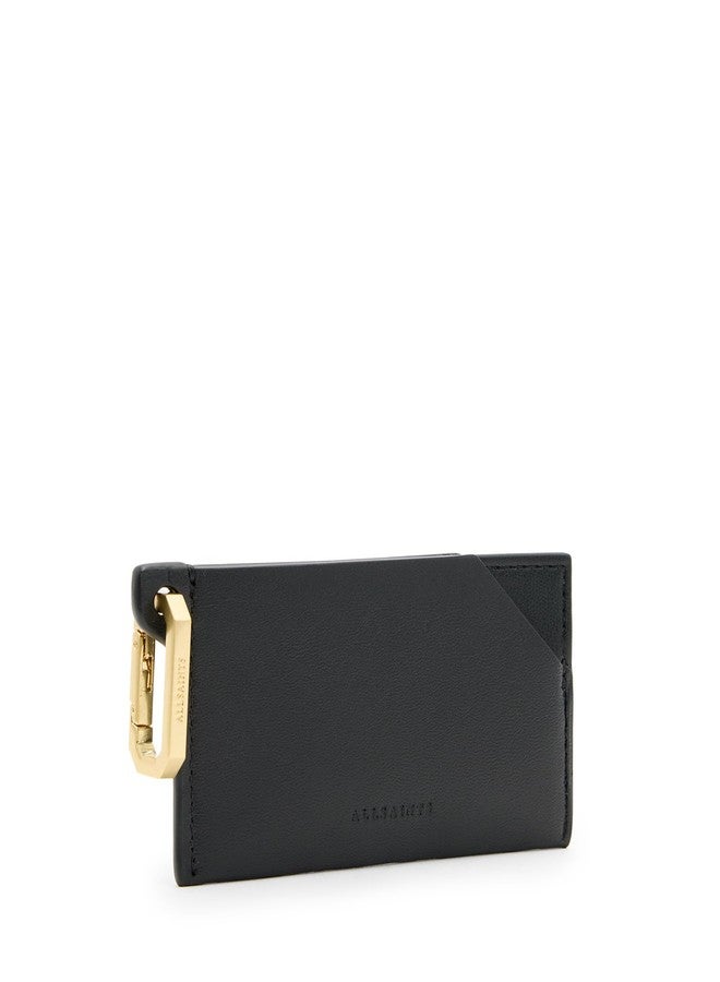 AllSaints Women's Hex Cardholder Black One Size - Image 3
