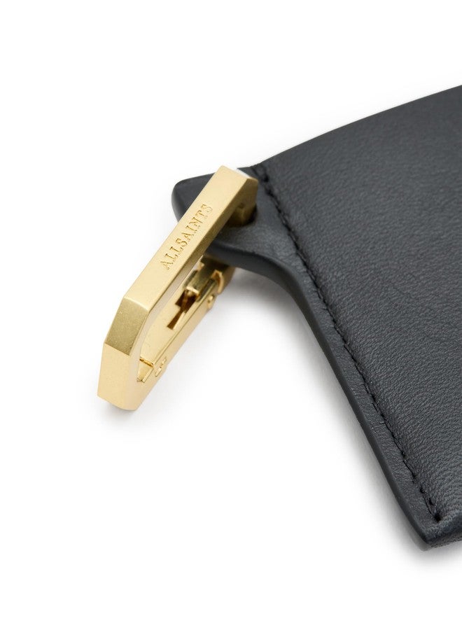 AllSaints Women's Hex Cardholder Black One Size - Image 4