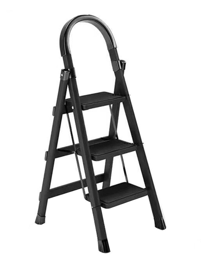 keke 3 Step Multi Purpose Folding Ladder  Carbon Steel Ladder for Home and Office - Image 1