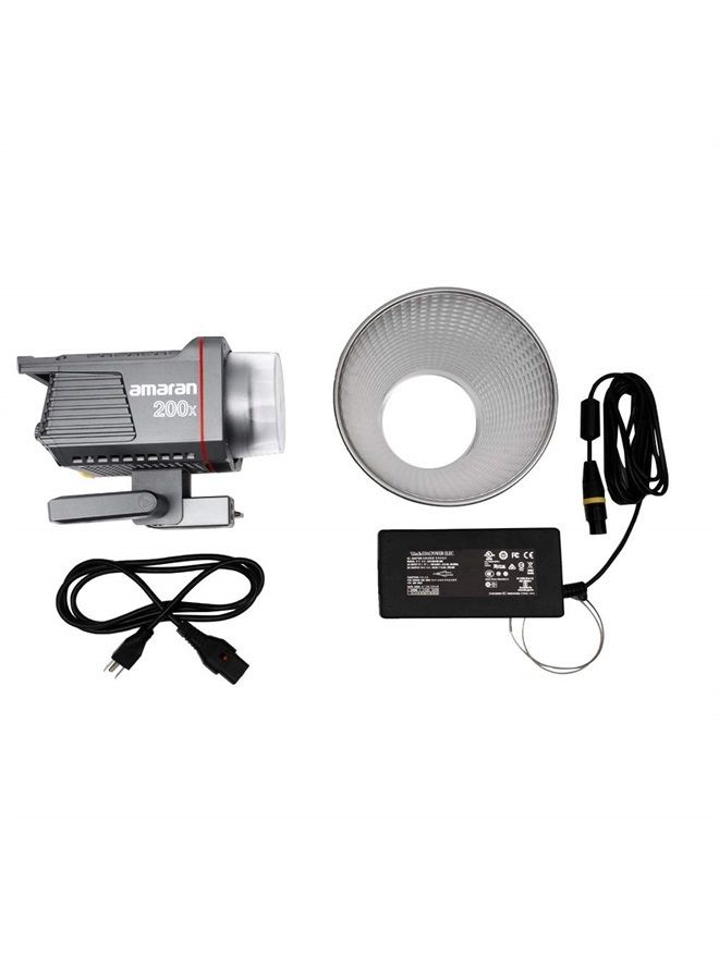 Eachshot Amaran 200X Bi-Color COB LED Video Light Made by Aputure, DC/AC Power Supply, APP Control Continuous Studio LED Light for Portrait,Studio,Interview and Filming 