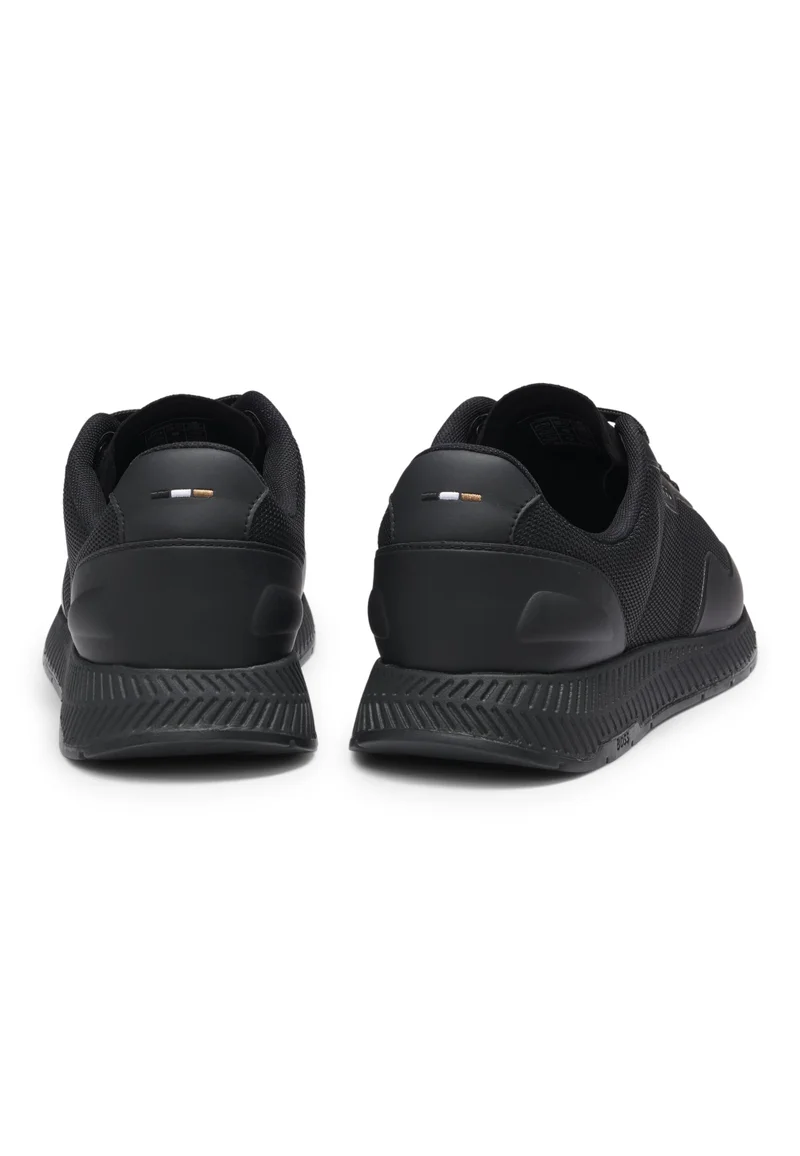 BOSS TTNM mesh trainers with smooth trims