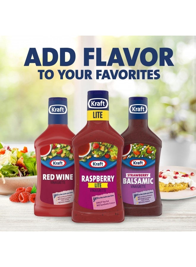 Kraft Kraft Raspberry Vinaigrette Lite Salad Dressing (16 Fl Oz Bottle) - Image 1