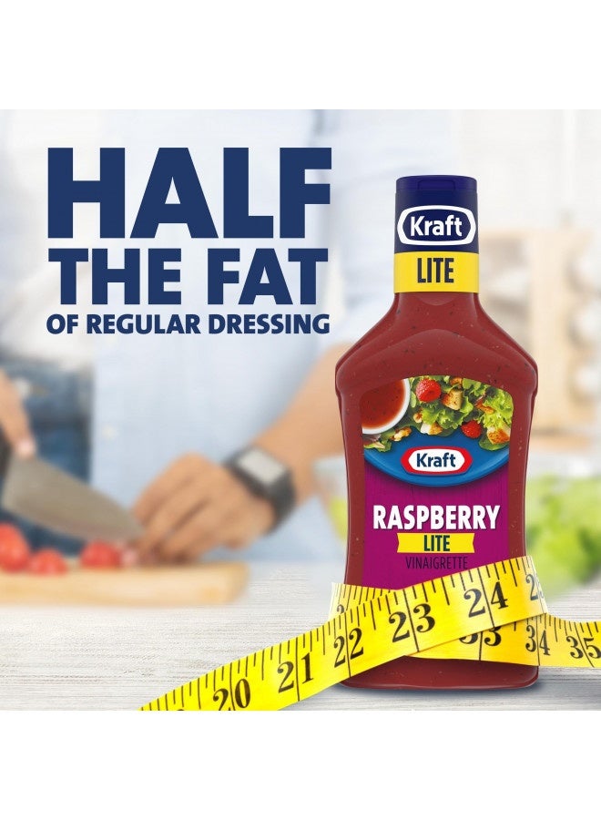 Kraft Kraft Raspberry Vinaigrette Lite Salad Dressing (16 Fl Oz Bottle) - Image 3