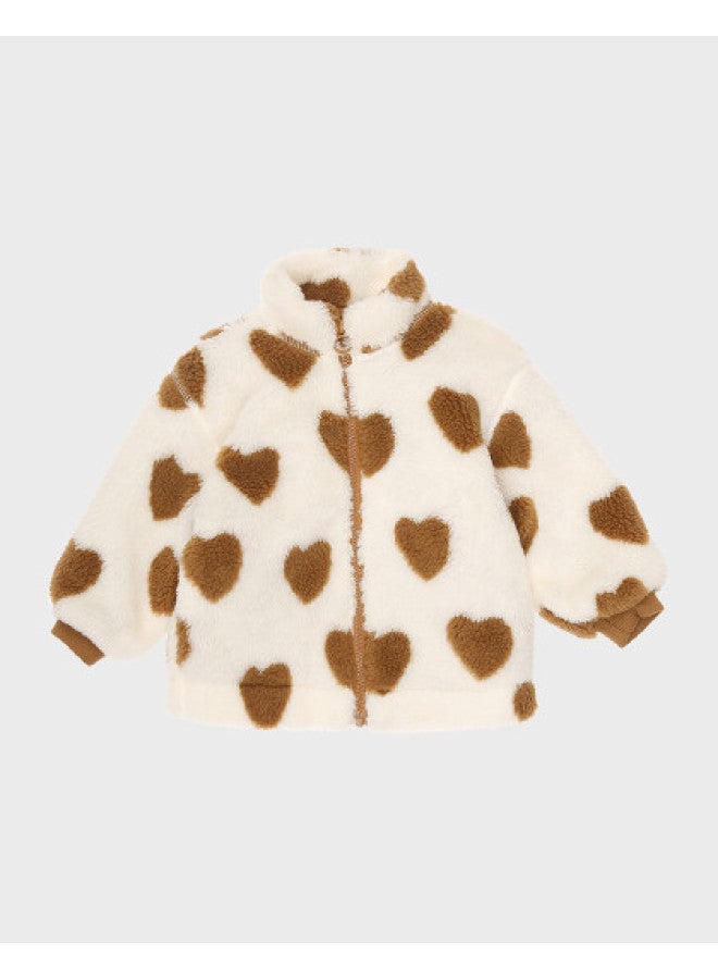 Zara Playful Sweet Lovely Kids' Fleece-lined Windproof Warm Long-sleeve Jacket - Image 1