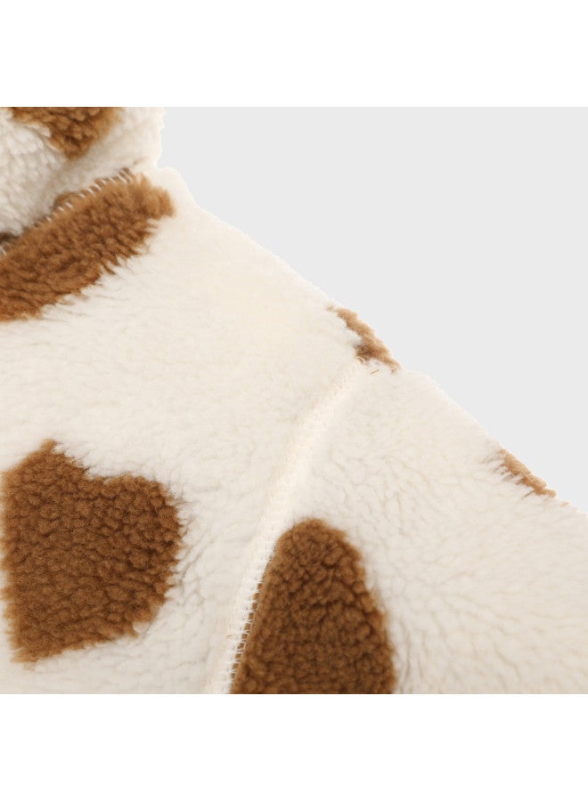 Zara Playful Sweet Lovely Kids' Fleece-lined Windproof Warm Long-sleeve Jacket - Image 5