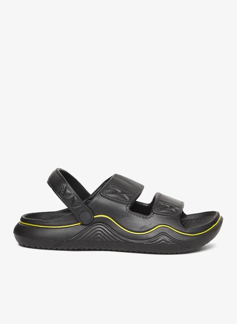 Styli Styli Men Black Comfort Sandals