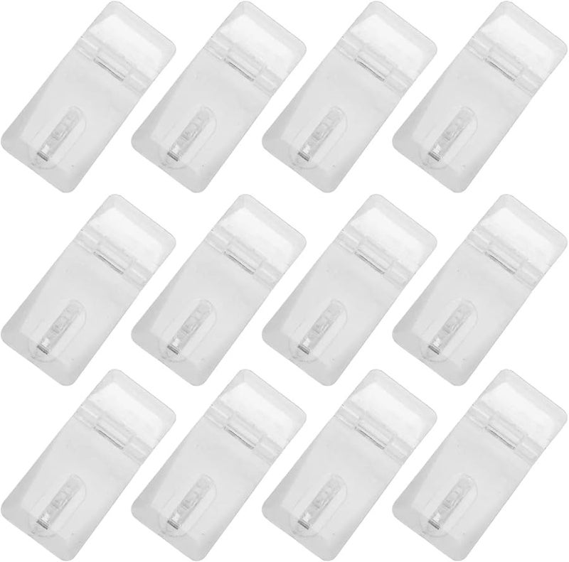 Clear Acrylic Hinge Hasp 40 Sets Mini Cabinet Hardware Plastic Bag Buckle Lock Latch - Image 2