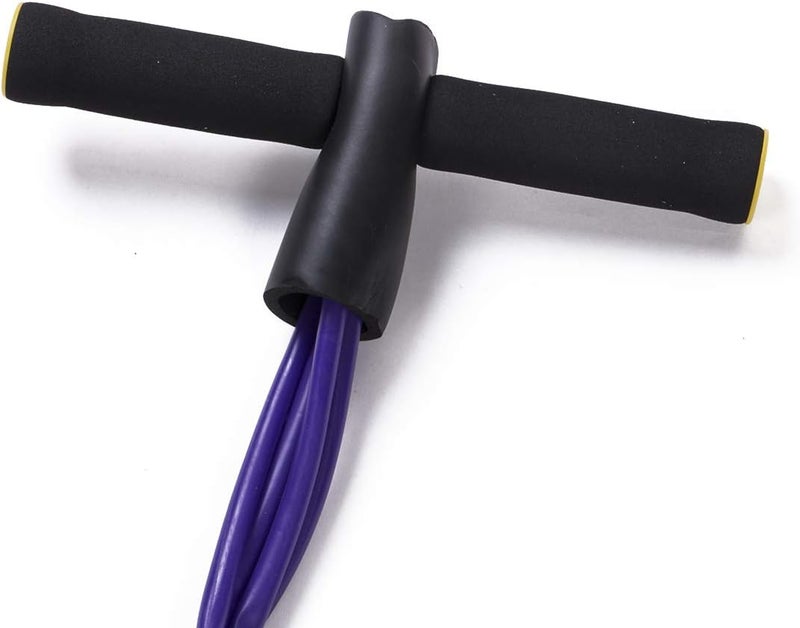 BULINGNA Elastic Sit-Up Pull Rope - Fitness Slimming Resistance Bands with Foot Pedal - Image 4