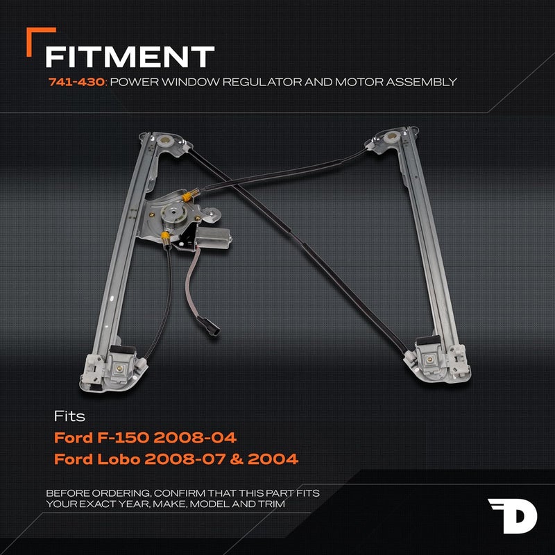 Dorman 741-430 Front Driver Side Power Window Regulator and Motor Assembly for Select Ford Models - Image 3