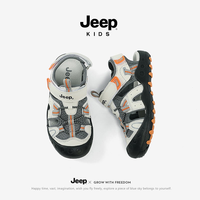 Jeep Boys' Sandals Summer Lightweight Breathable Hollow Children'S Shoes Girls' Beach Shoes Children'S Water Shoes - Image 3
