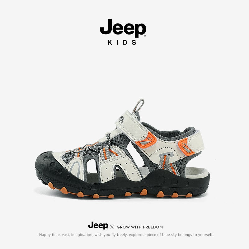 Jeep Boys' Sandals Summer Lightweight Breathable Hollow Children'S Shoes Girls' Beach Shoes Children'S Water Shoes - Image 2