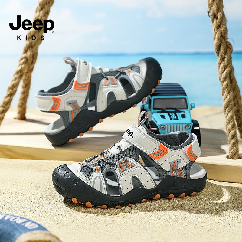 Jeep Boys' Sandals Summer Lightweight Breathable Hollow Children'S Shoes Girls' Beach Shoes Children'S Water Shoes - Image 4