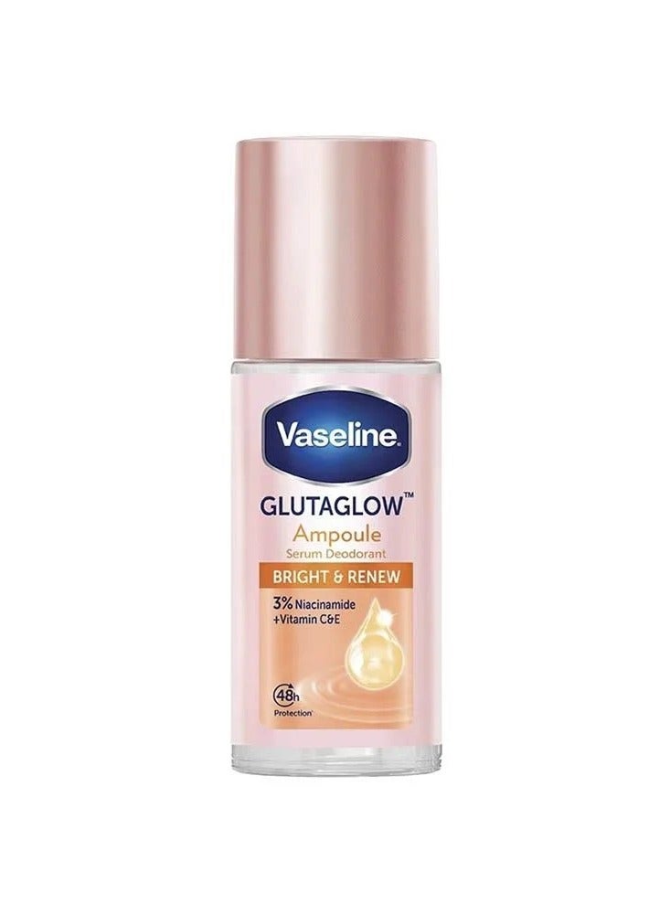 Vaseline Glutaglow Bright and Renew Ampoule Serum Deodorant 45ml - Image 1