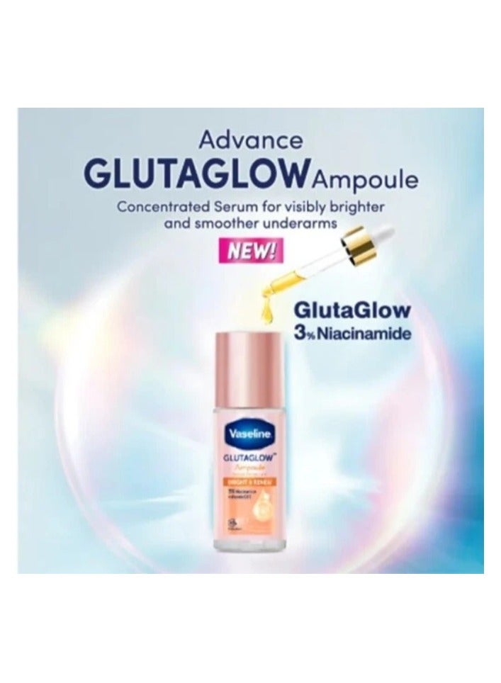 Vaseline Glutaglow Bright and Renew Ampoule Serum Deodorant 45ml - Image 2