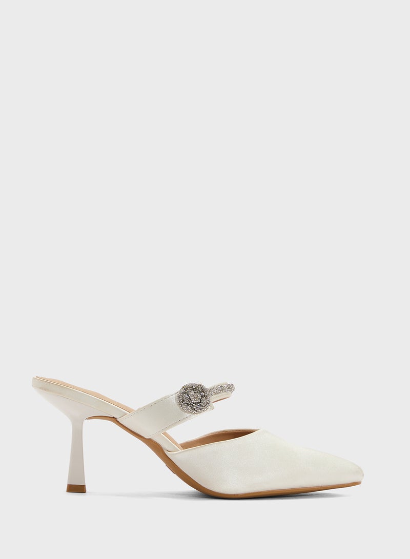 ELLA Diamante Heeled Pump  - Image 1