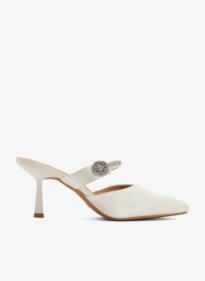 ELLA Diamante Heeled Pump - Image 1